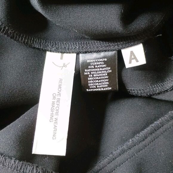 Ann Taylor Skirt Sz 14 Black Fringe Mini Flapper Gatsby Whimsigoth Cocktail NWT - Picture 5 of 7